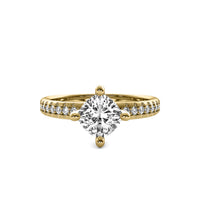 Juliet Accent Cushion Diamond Ring