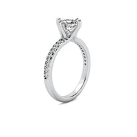 Elara Accent Princess Diamond Ring