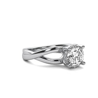 Isadora Round Solitaire with Hidden Halo
