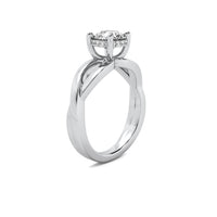 Isadora Round Solitaire with Hidden Halo