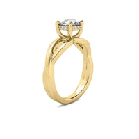 Isadora Round Solitaire with Hidden Halo
