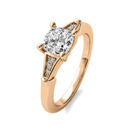 Camille Accent Cushion Diamond Ring