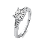 Camille Accent Cushion Diamond Ring