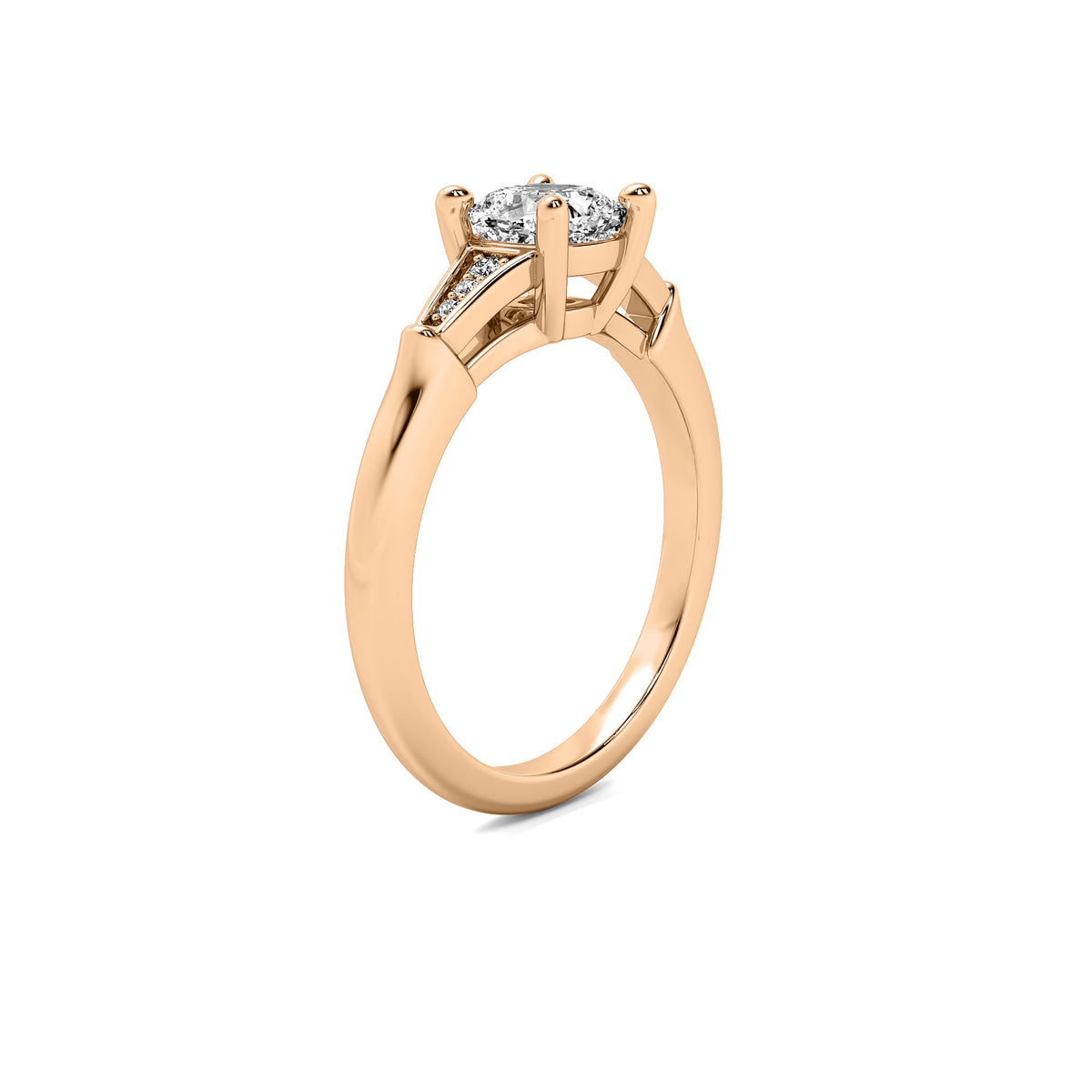 Camille Accent Cushion Diamond Ring