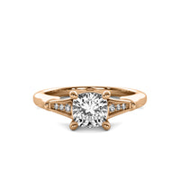 Camille Accent Cushion Diamond Ring