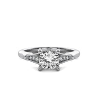 Camille Accent Cushion Diamond Ring