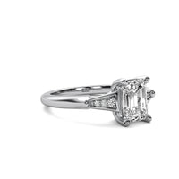 Camille Accent Emerald Diamond Ring