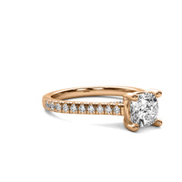 Emilia Accent Cushion Diamond Ring