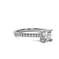 Emilia Accent Cushion Diamond Ring