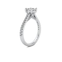 Emilia Accent Oval Diamond Ring