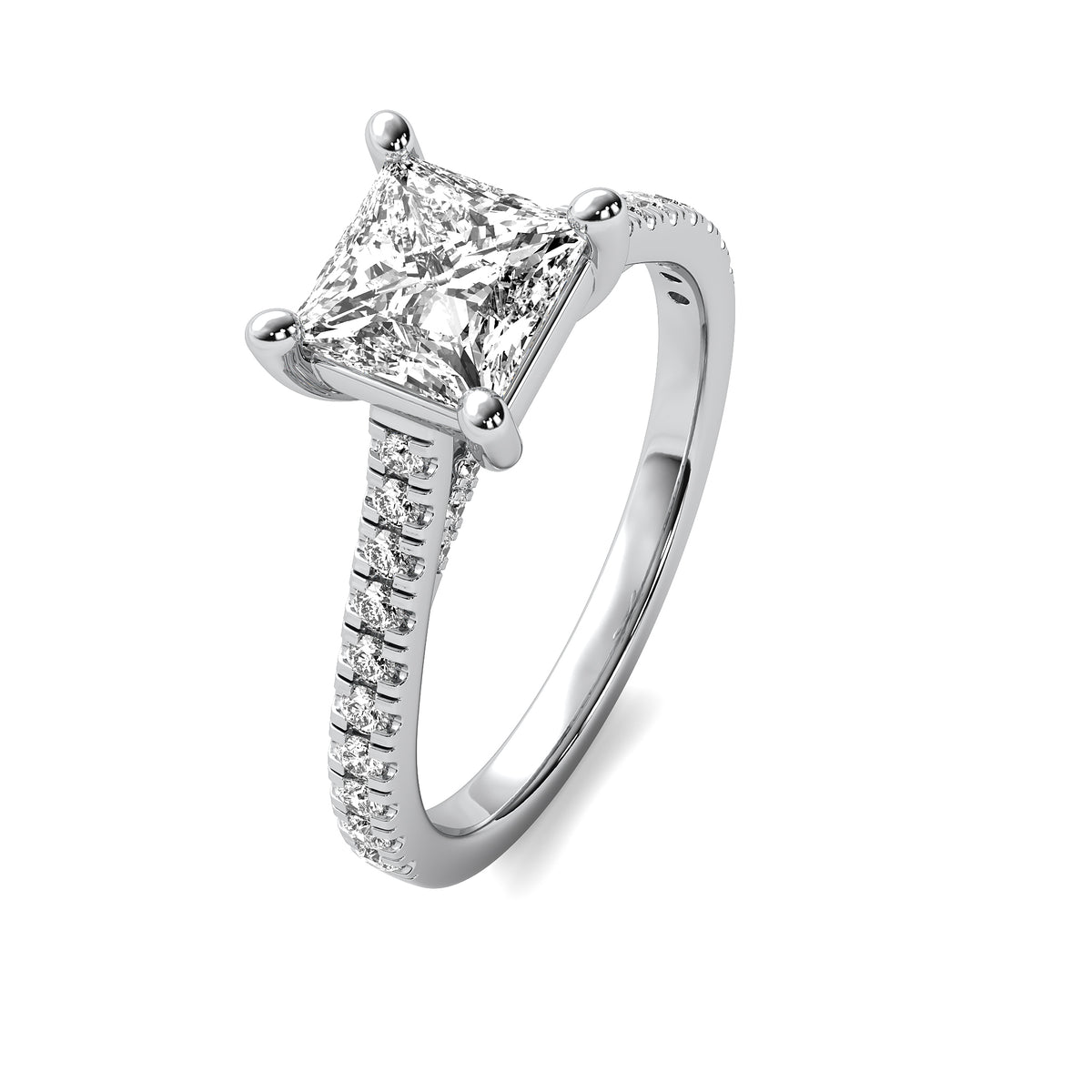 Vivienne Accent Princess Diamond Ring