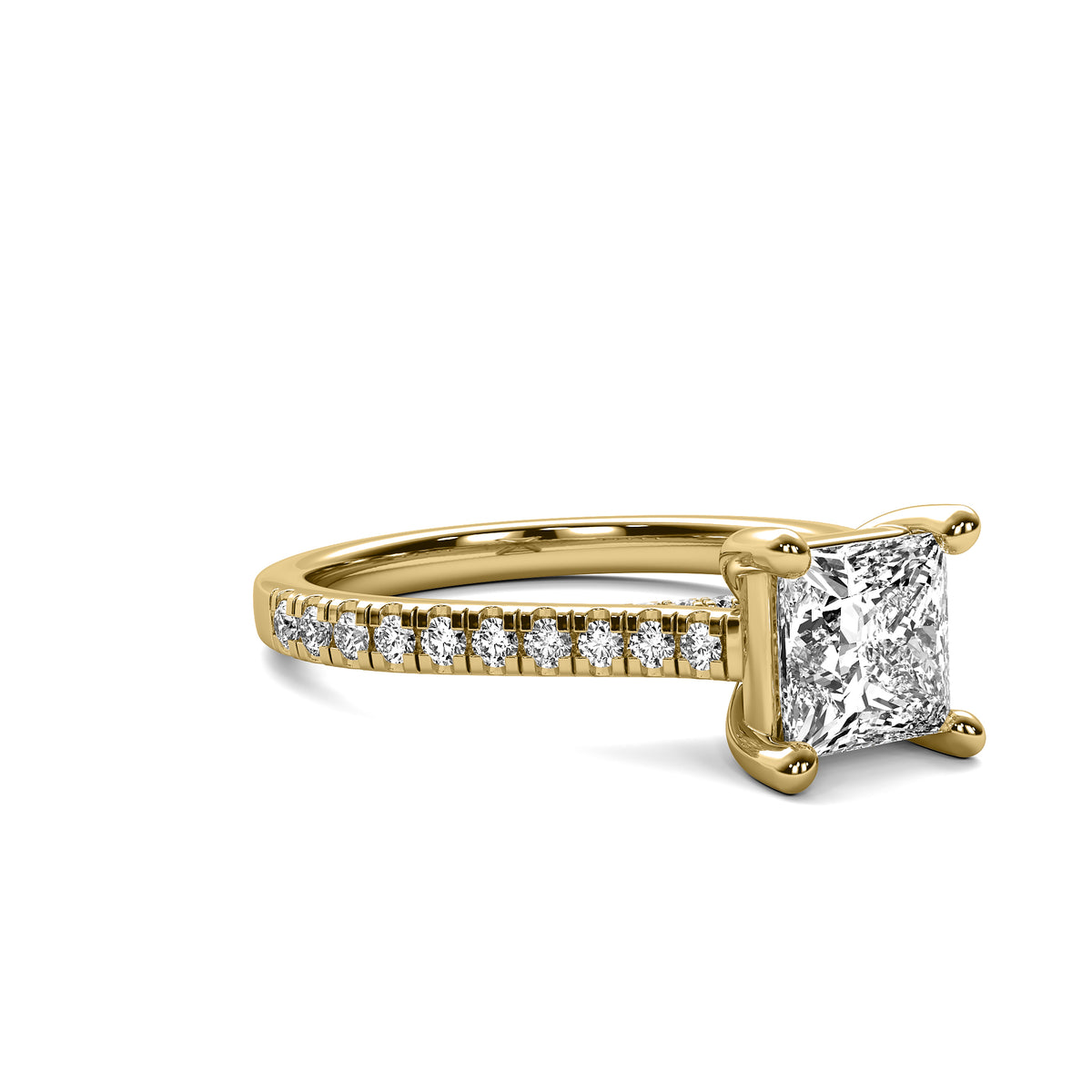Vivienne Accent Princess Diamond Ring