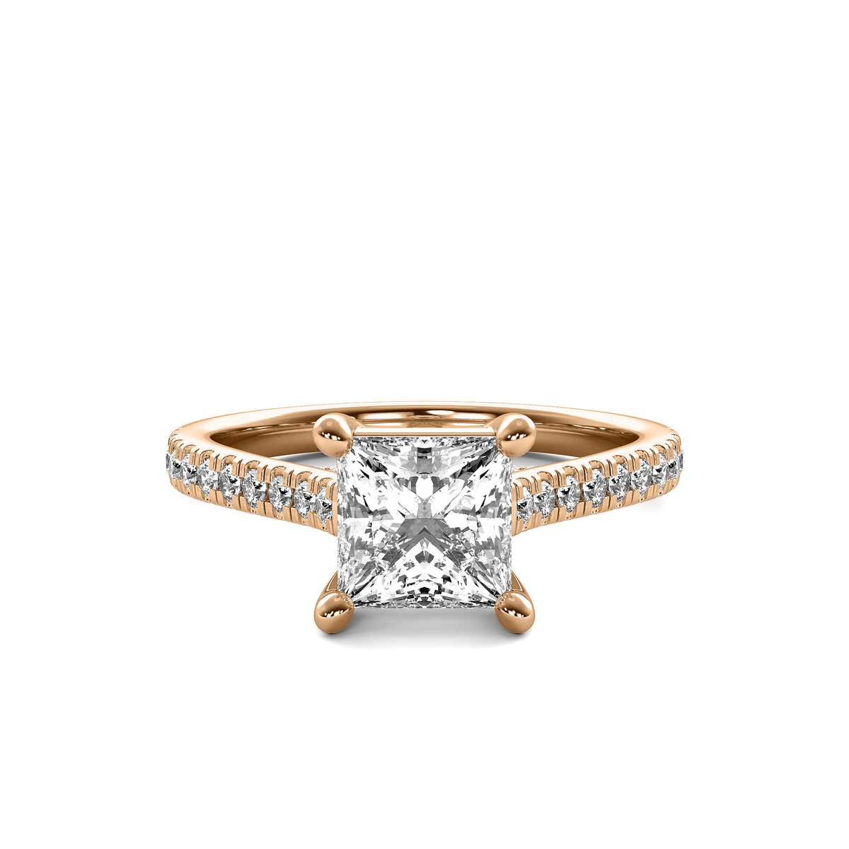Vivienne Accent Princess Diamond Ring
