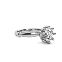 Classic Round Solitaire Diamond Ring - Double Prong