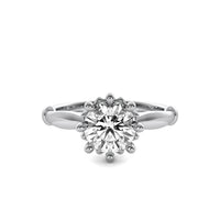 Classic Round Solitaire Diamond Ring - Double Prong