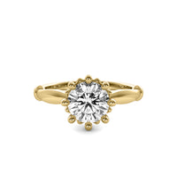 Classic Round Solitaire Diamond Ring - Double Prong