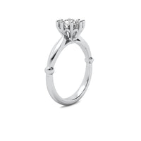 Classic Round Solitaire Diamond Ring - Double Prong