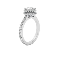 Astra Halo Accent Round Diamond Ring