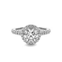 Astra Halo Accent Round Diamond Ring