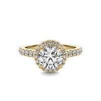 Astra Halo Accent Round Diamond Ring