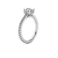 Anastasie Round Solitaire with Hidden Halo