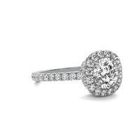 Leia Double Halo Accent Round Diamond Ring