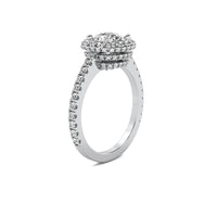 Leia Double Halo Accent Round Diamond Ring