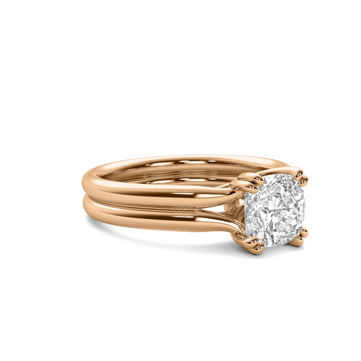 Amelie Halo Accent Pear Diamond Ring