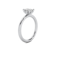 Classic Oval Solitaire Diamond Ring