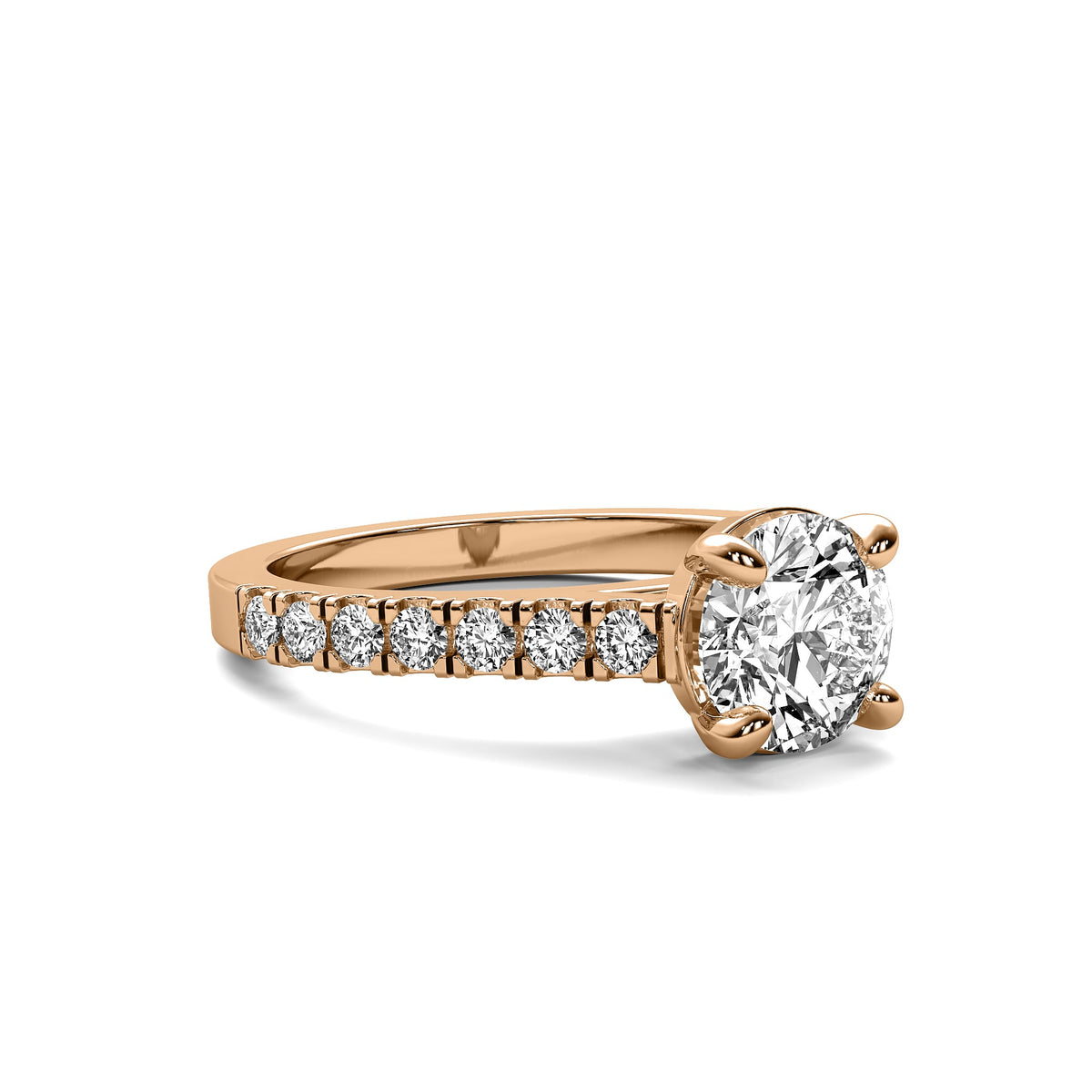 Reina Accent Round Diamond Ring
