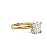 Odette Round Solitaire with Hidden Halo