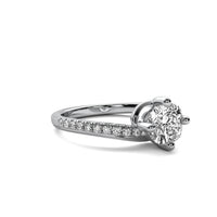 Isla Accent Cushion Diamond Ring