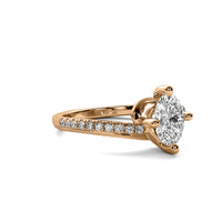 Isla Accent Oval Diamond Ring