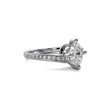 Isla Accent Oval Diamond Ring
