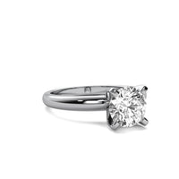 Classic Round Solitaire Diamond Ring - Four Prong