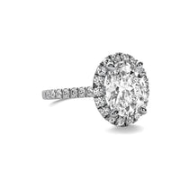 Ava Halo Accent Oval Diamond Ring