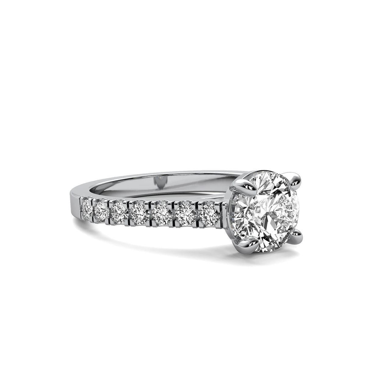 Reina Accent Round Diamond Ring