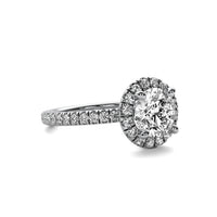 Selene Halo Accent Round Diamond Ring