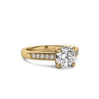 Amara Accent Round Diamond Ring