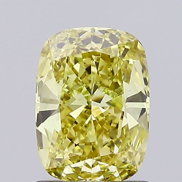 Fancy Intense Yellow Cushion Lab Diamond-A19-153